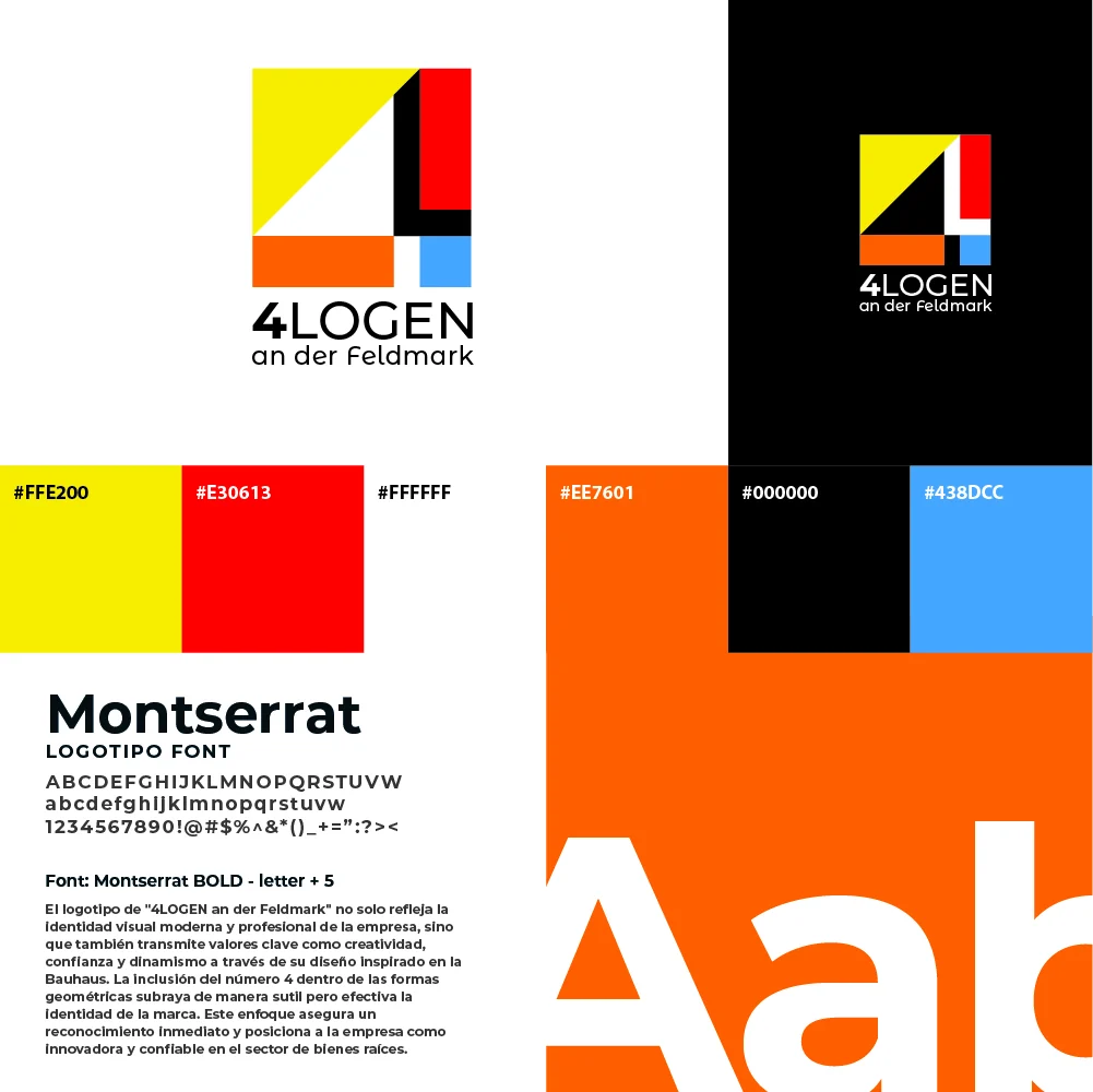 4LOGEN — Paleta de colores y tipografía