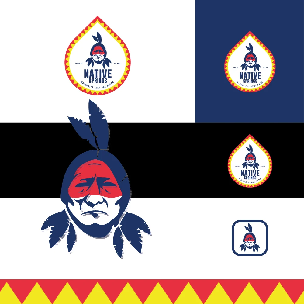 Native Springs — Aplicación de marca
