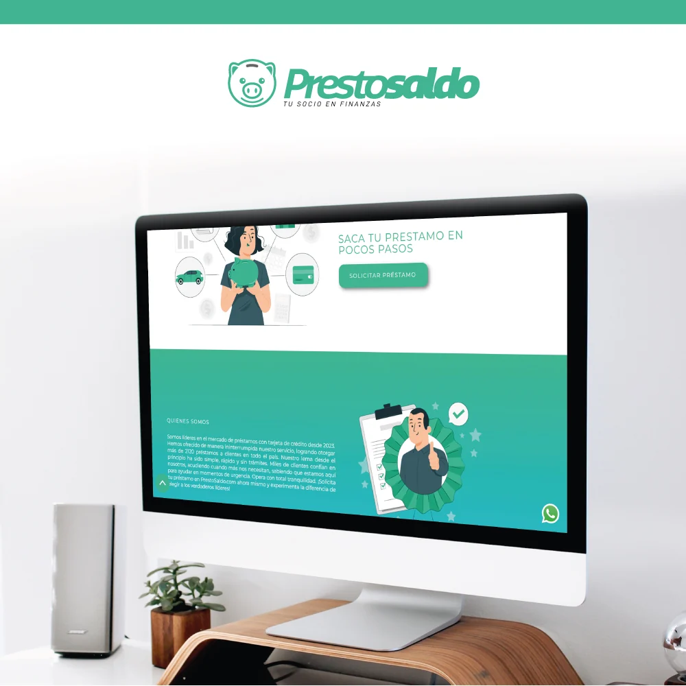 PrestoSaldo — Diseño web