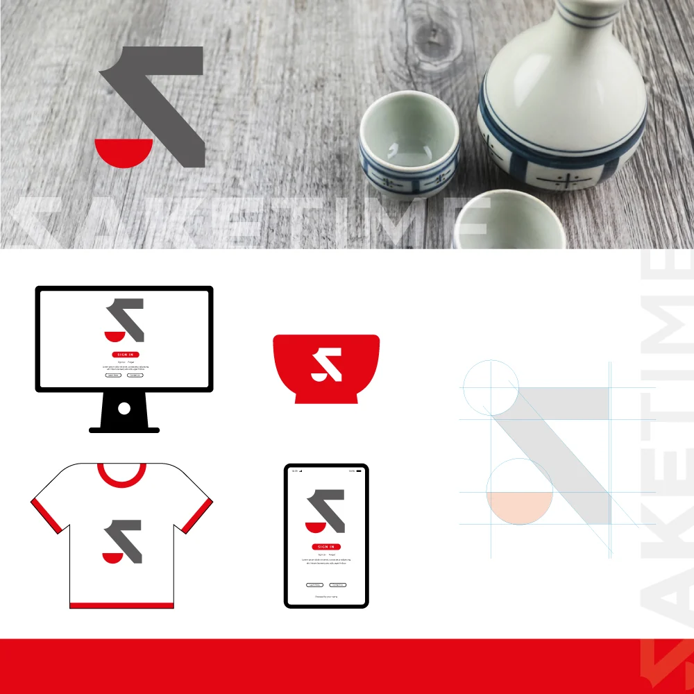 Saketime — Aplicación de packaging