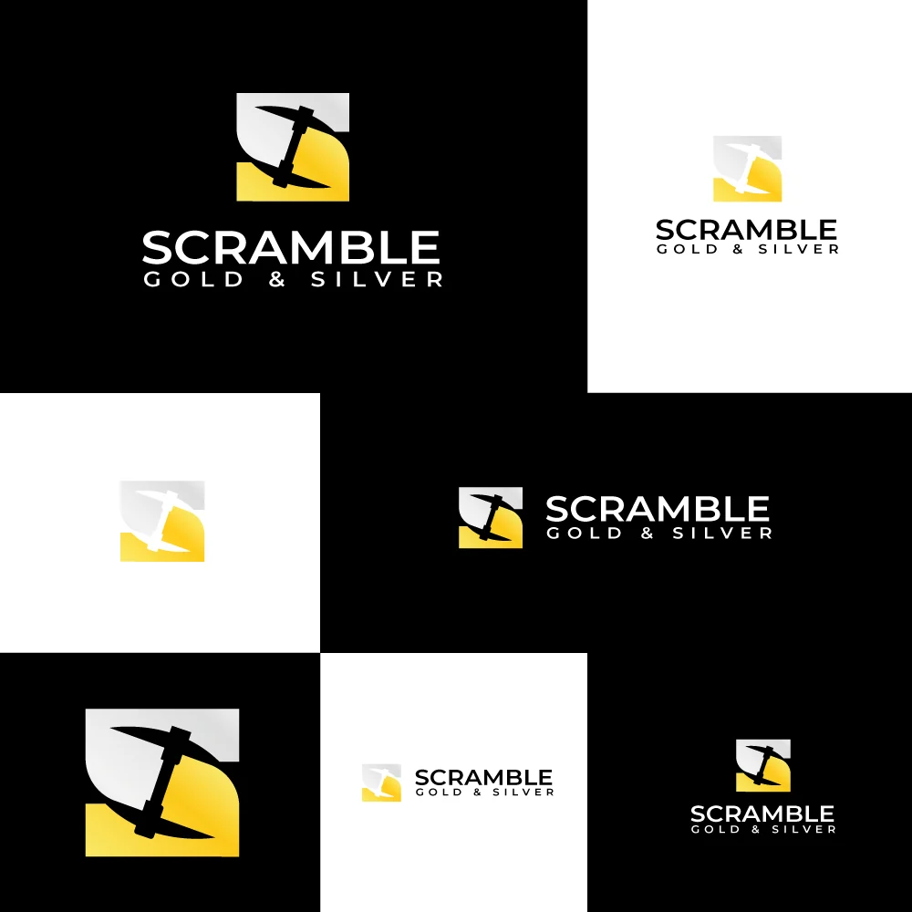 Scramble Gold & Silver — Aplicación de marca